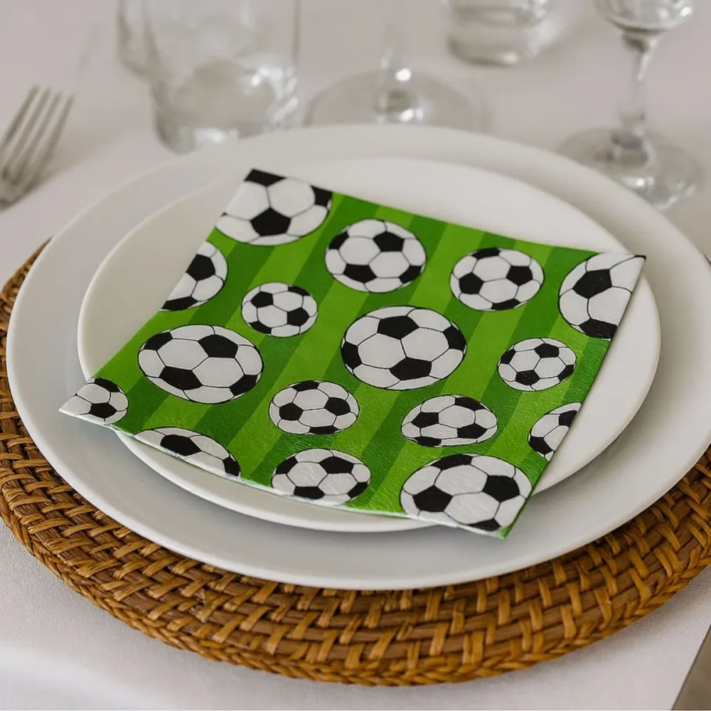 20-pk Servietter: "Fotball"