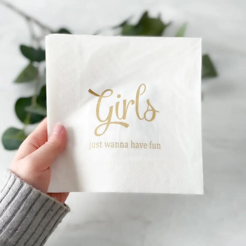 20-pk Servietter Girls Fun, gull