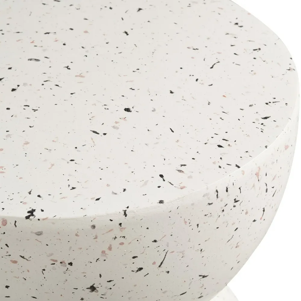 Sidebord i fiberglass terazzo