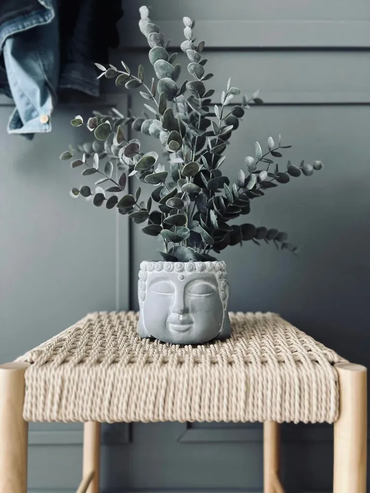 Krakk med sete i naturflett