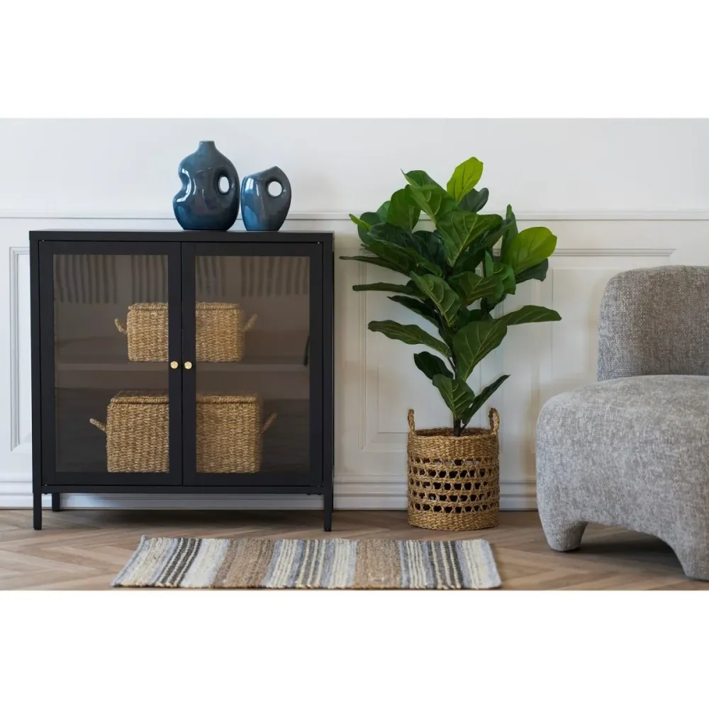 Dalby skap sort 80 x 80 cm