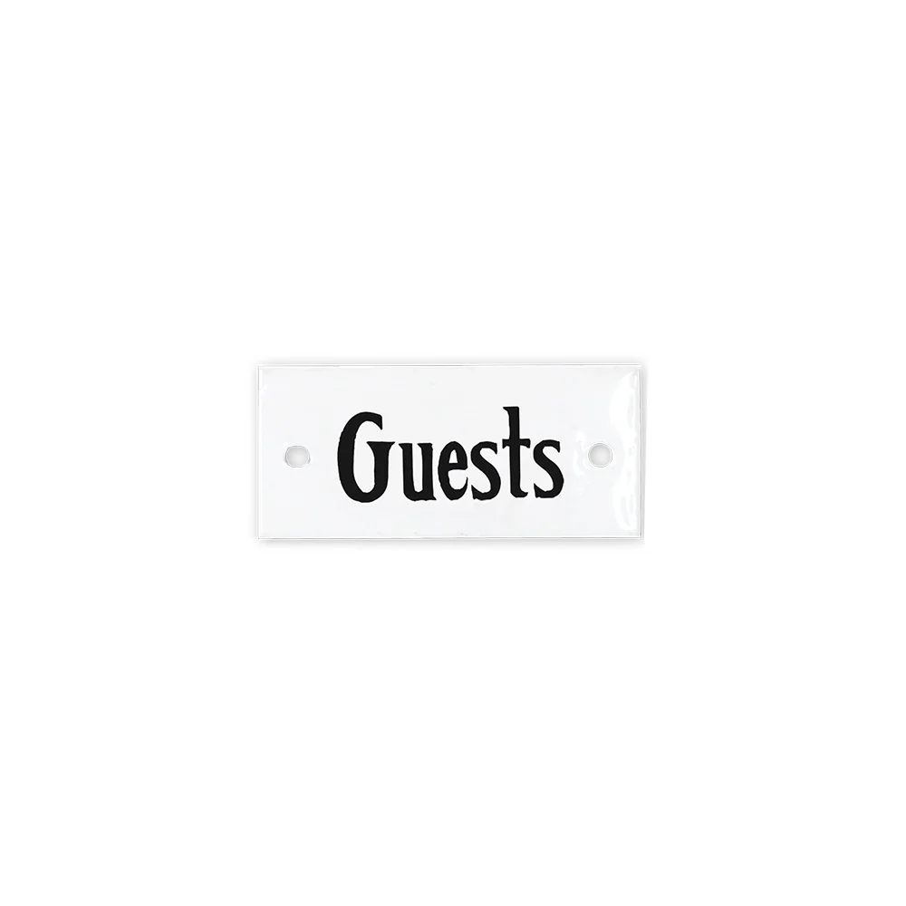 Skilt - Guests