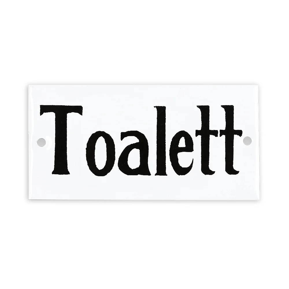 Skilt - Toalett