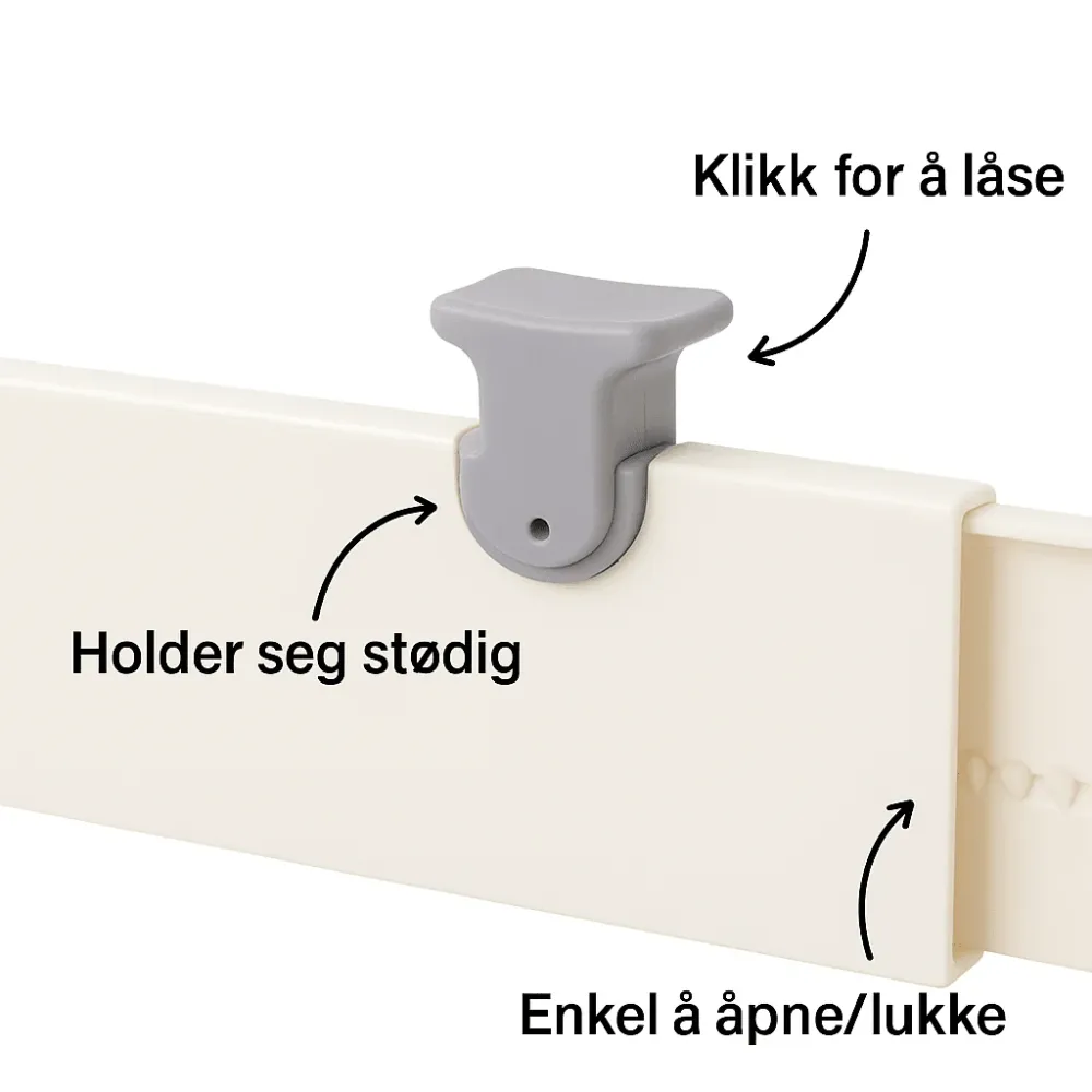 Justerbar skuffedeler