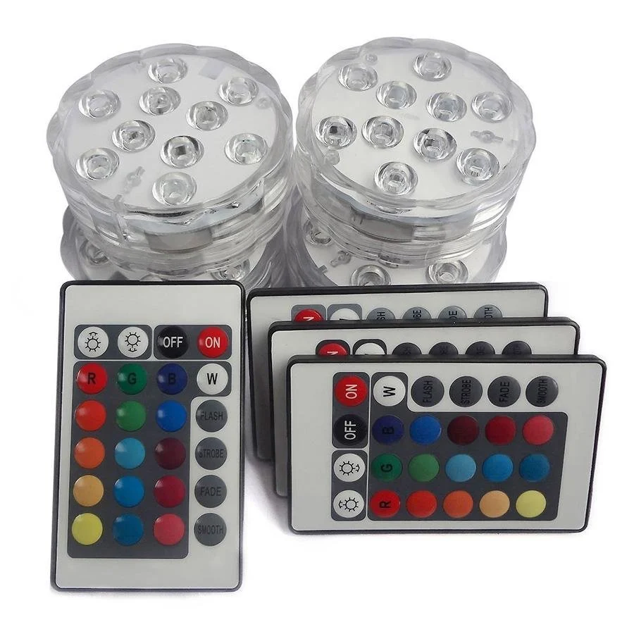 Vanntett LED lys bad 4 Stk.