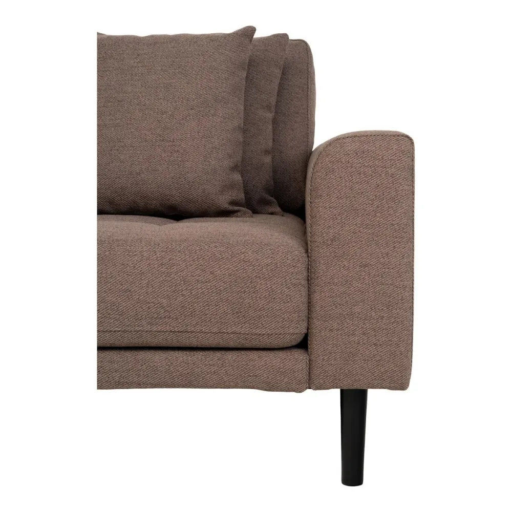 Lido Lounge sofa brun, venstrevendt