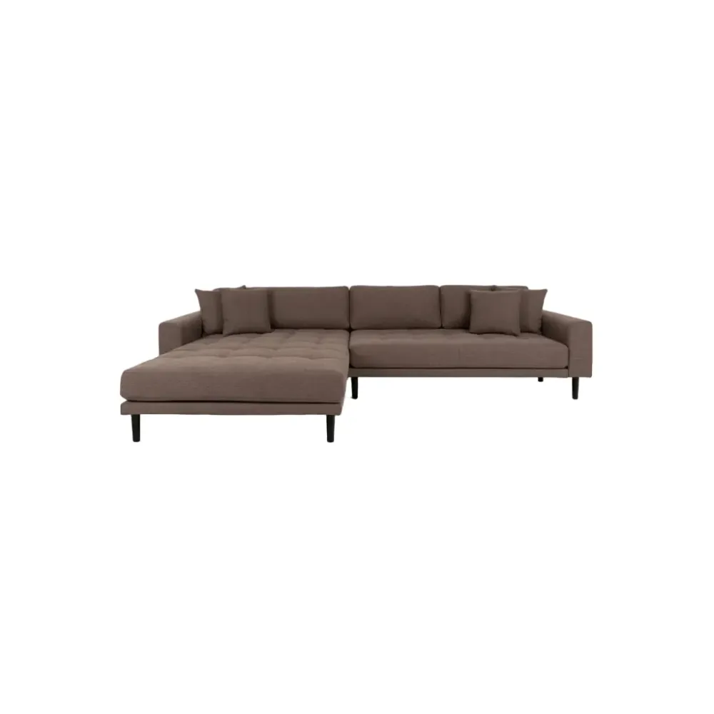 Lido Lounge sofa brun, venstrevendt