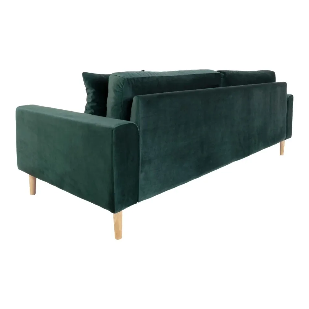 Lido 3 seters sofa mørkegrønn