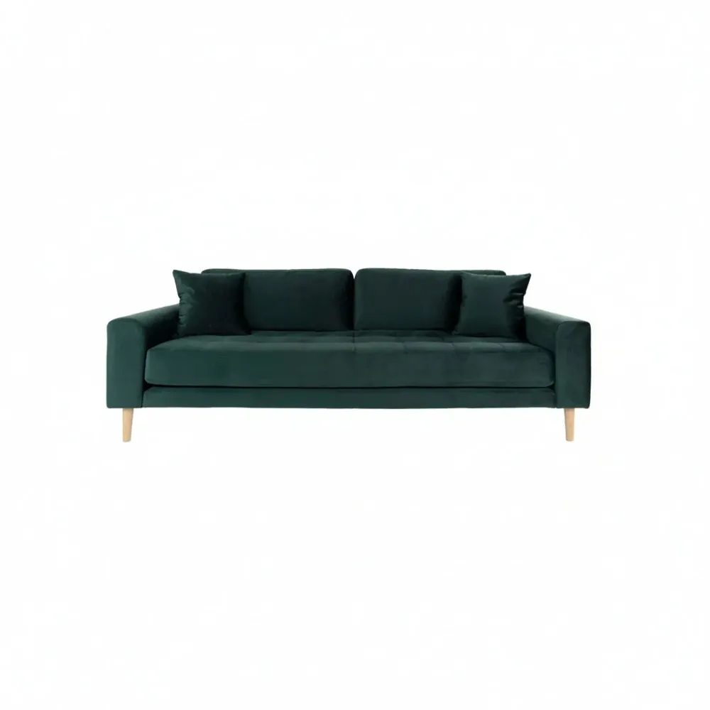 Lido 3 seters sofa mørkegrønn