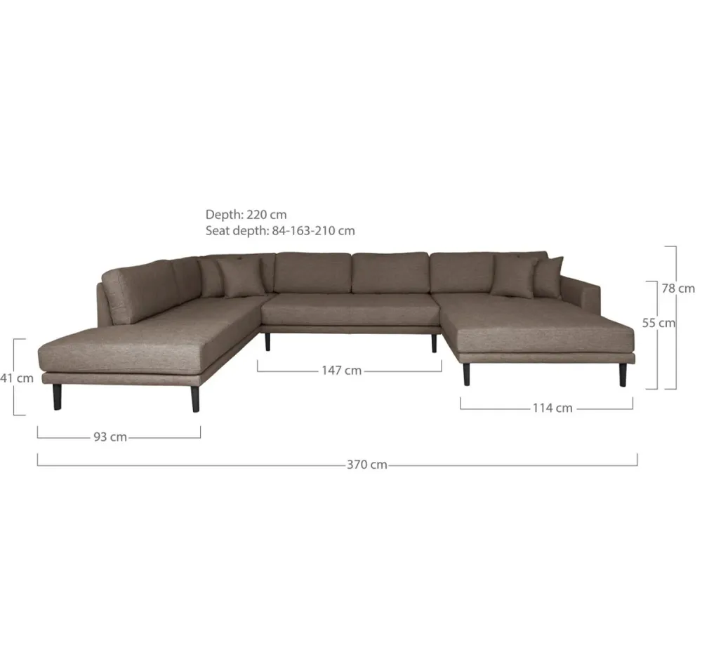 Lido U-sofa