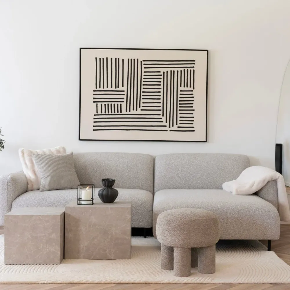 Salvador Lounge Sofa lys grå