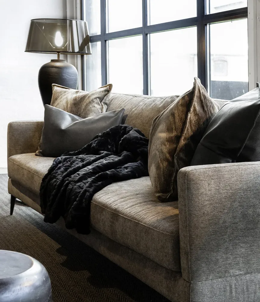Andorra Stoffsofa 3-Seter True Brown