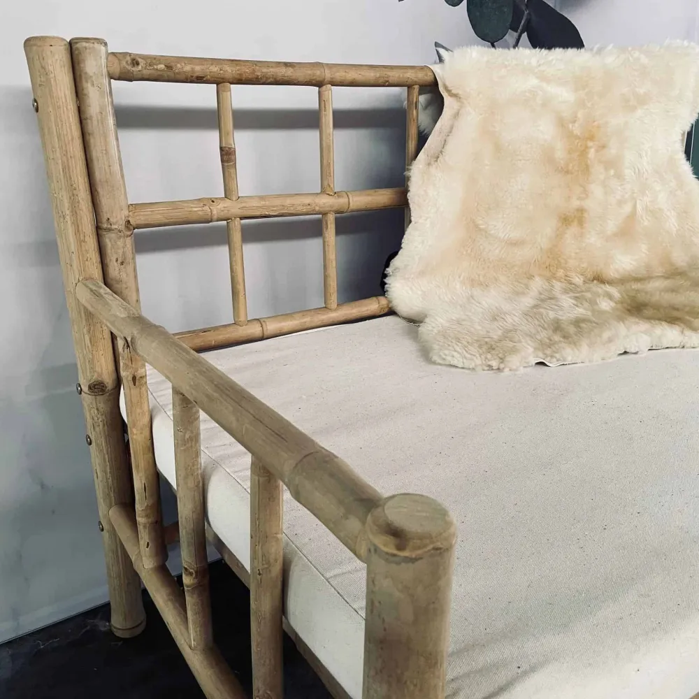 Bambus sofa og lenestol - TILBUD HENTING