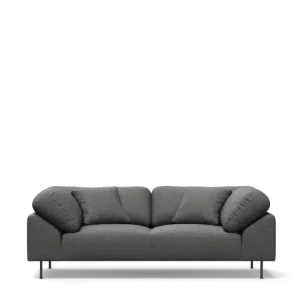 Collar 2-seater - Dark grey