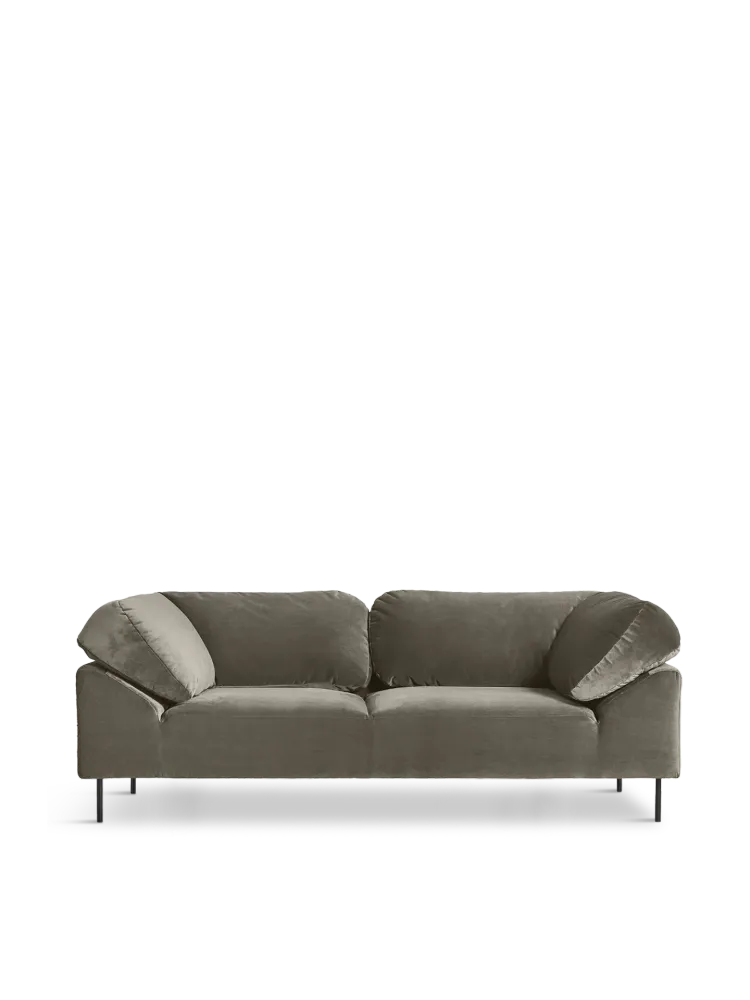 Collar 2-seater - Taupe