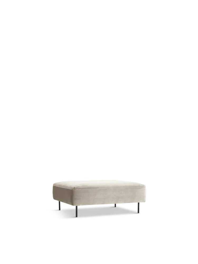 Collar ottoman - Beige