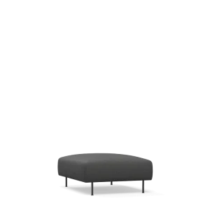 Collar ottoman - Dark grey