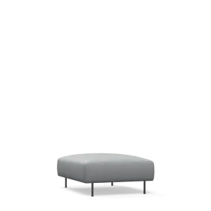 Collar ottoman - Light grey