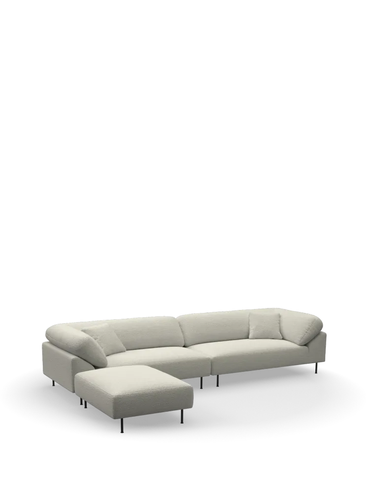 Collar sectional 3 - Off white