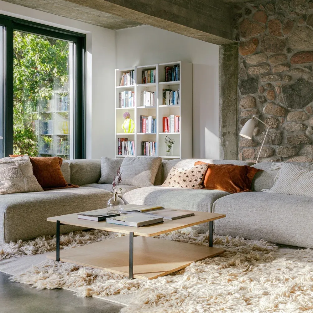 Edda hjørne sofa Rock tekstil