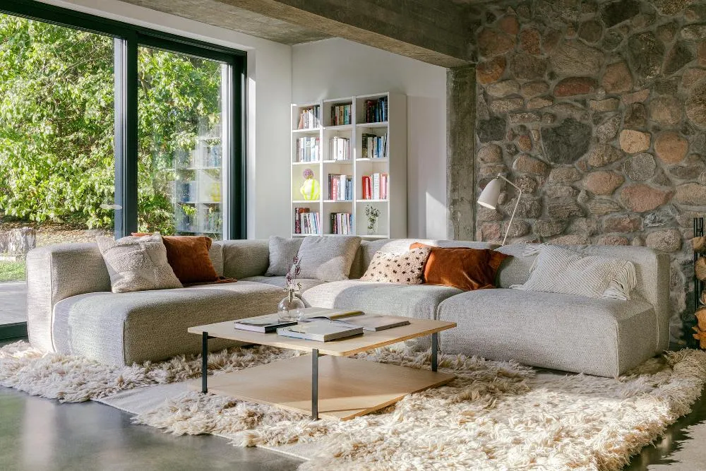 Edda hjørne sofa Rock tekstil