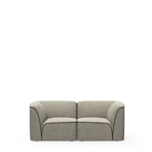 Flora 2-seater - Natural bouclé