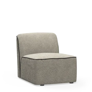 Flora middle module (66 cm) - Natural bouclé