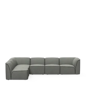 Flora sectional 2 - Dark grey