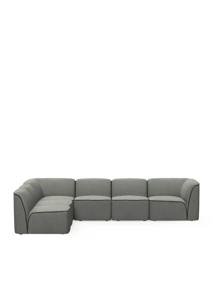 Flora sectional 2 - Dark grey