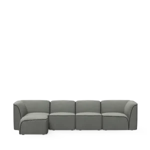 Flora sectional 1 - Dark grey
