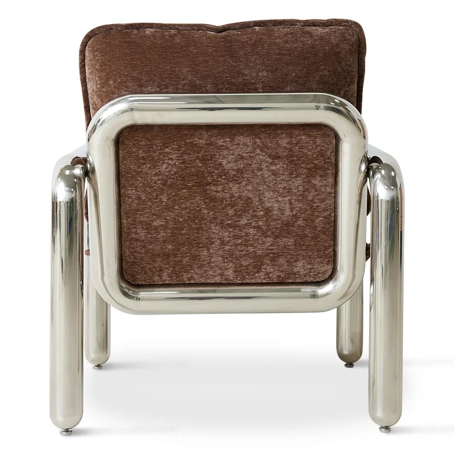 Lounge Stol Krom/Brown