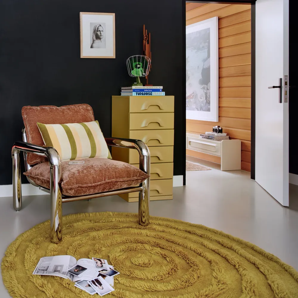 Lounge Stol Krom/Brown