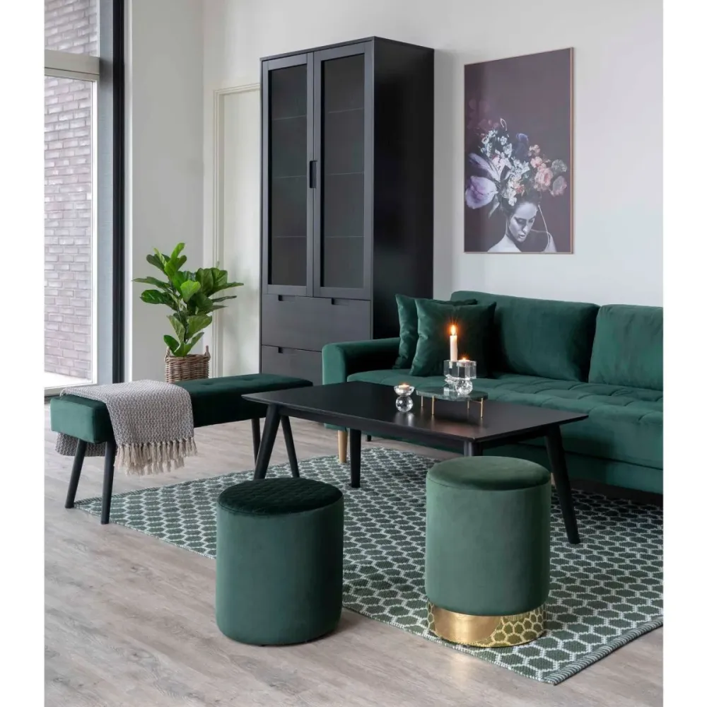 Lido 2,5-sits soffa mörkgrön