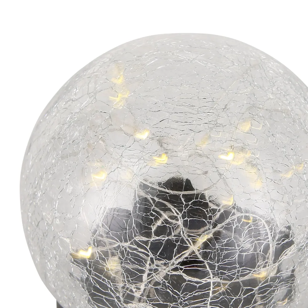 Solcelle Glasskule 10cm