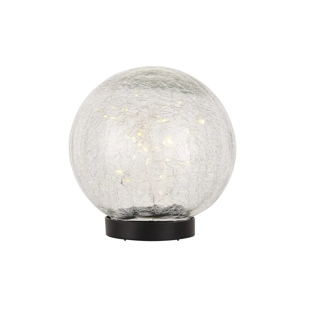 Solcelle Glasskule 15cm