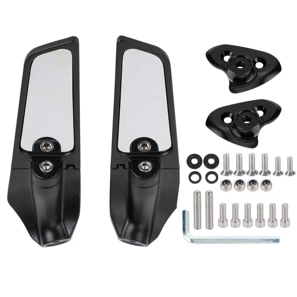 Yamaha YZF R1 R1M 2015-2019 Wing Fin Spoiler Side Backview Mirrors