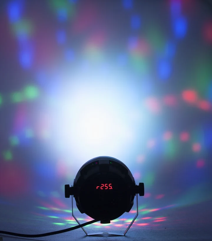 LED PAR-ASTRO 2-i-1 Diskolys 4 Stk. Pakke