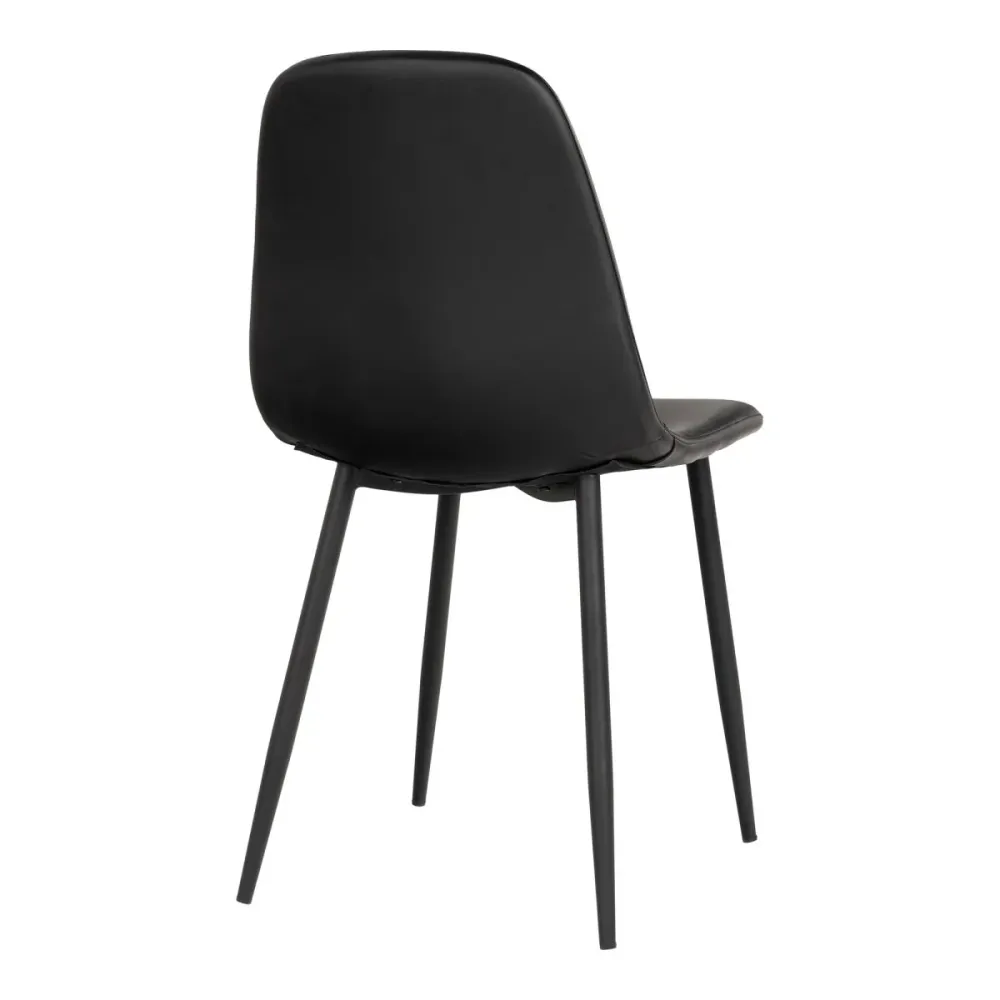 2-pk Stockholm spisestol sort