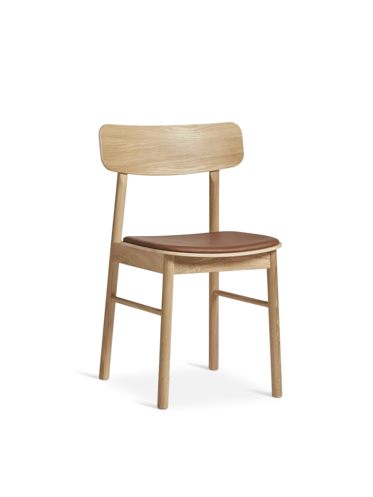 Soma spisestol - oljet eik W/Leather