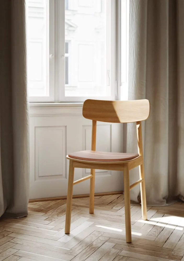 Soma spisestol - oljet eik W/Leather