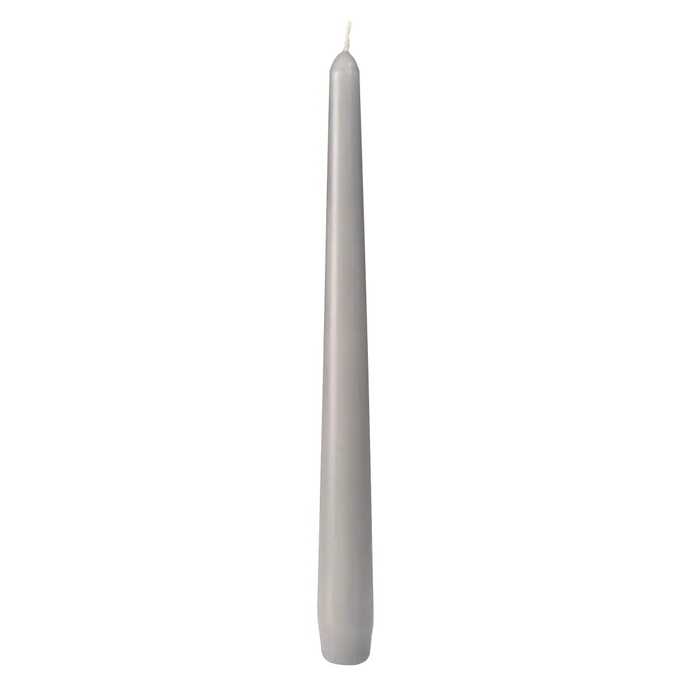Lys antikk 25cm 50pk granittgrå