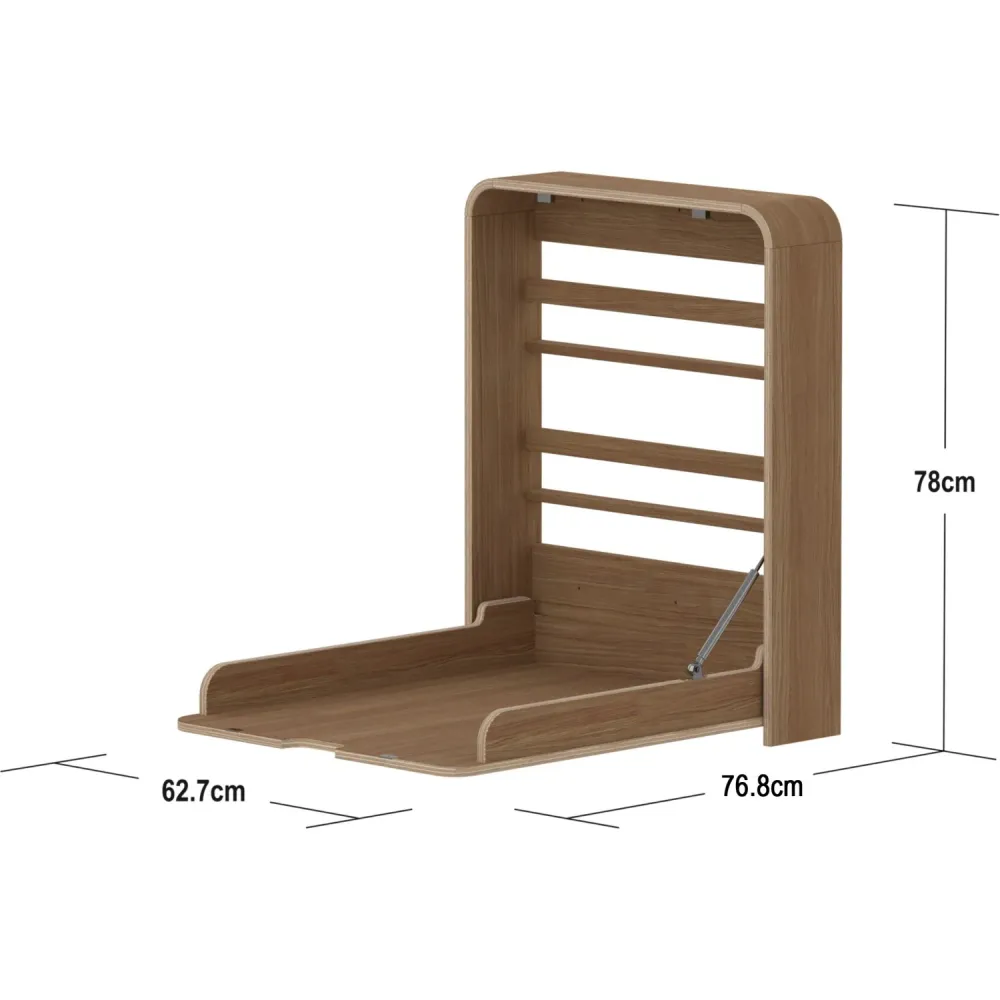 FLEXA Oak Væghængt Stellebord