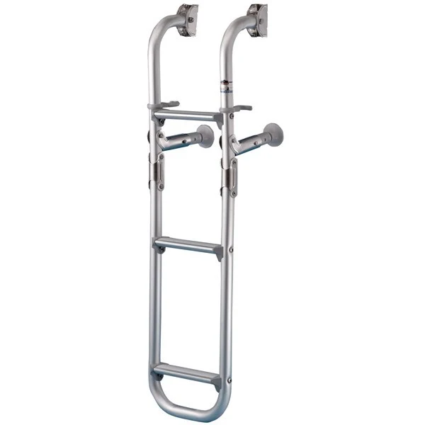 Badestige i aluminium med 3 trinn