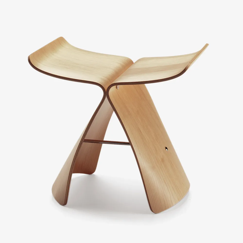 Vitra Butterfly Stool, Maple