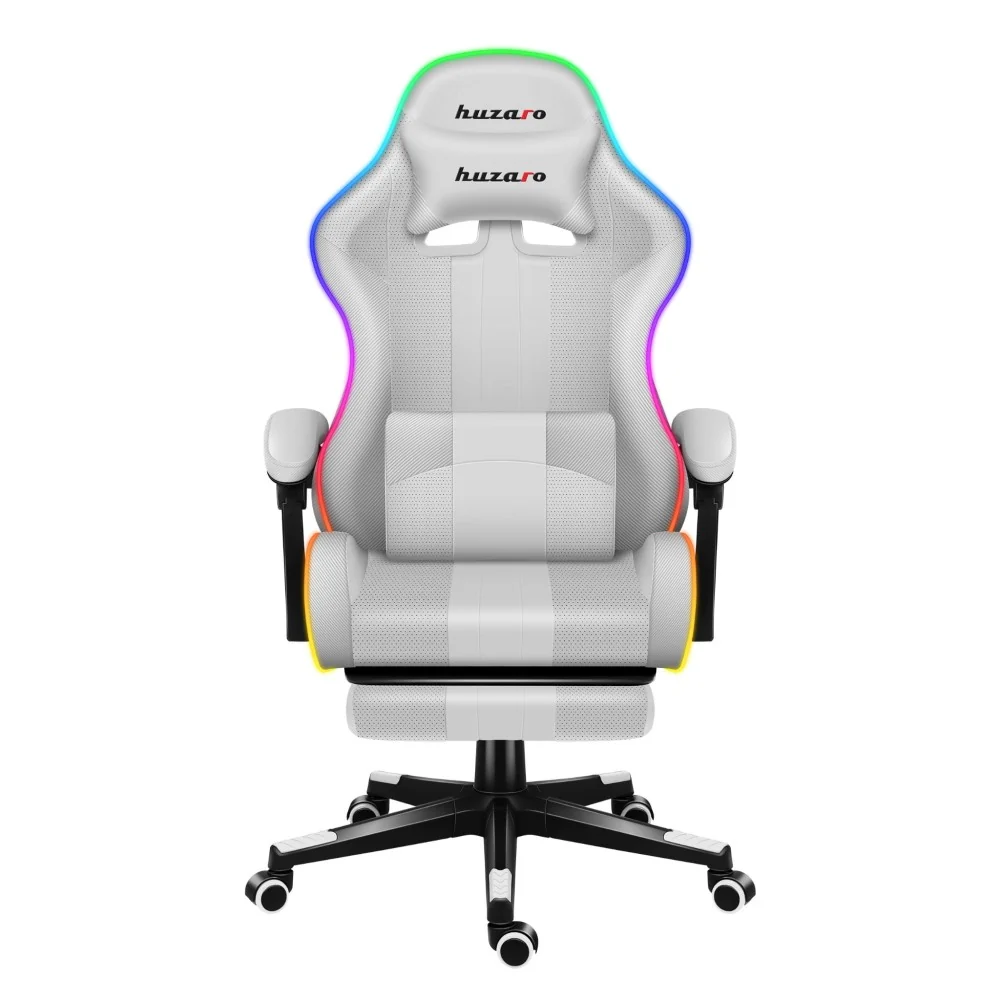 Gamingstol Huzaro Force 4.7 Hvit RGB