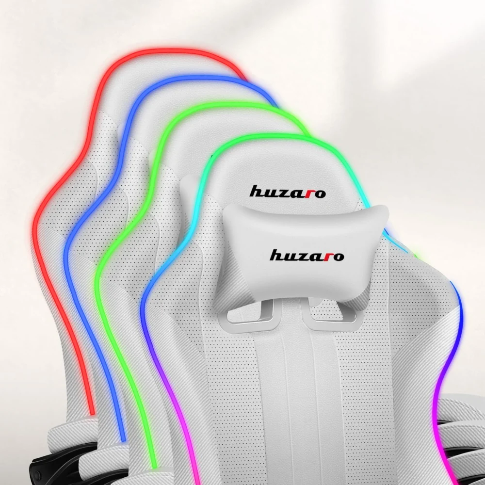 Gamingstol Huzaro Force 4.7 Hvit RGB