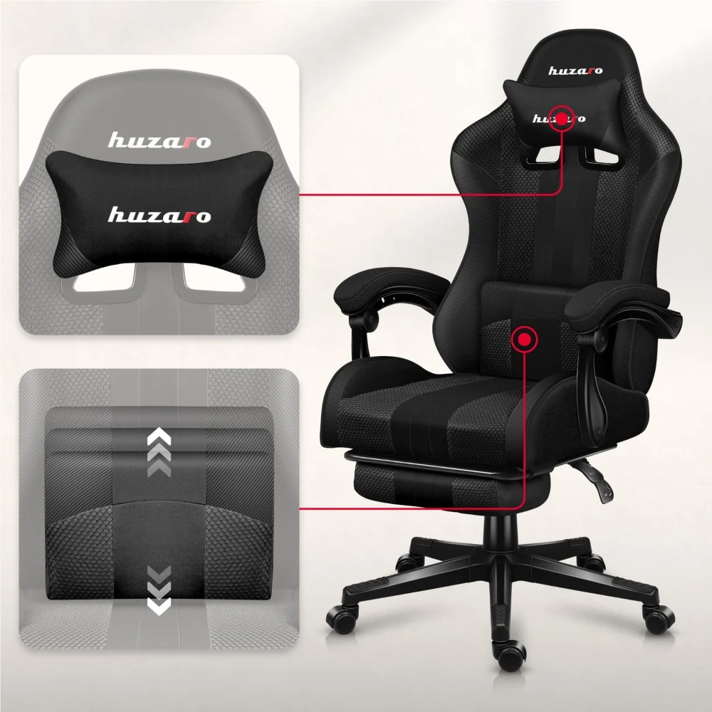 Gamingstol Huzaro Force 4.7 Karbon Mesh