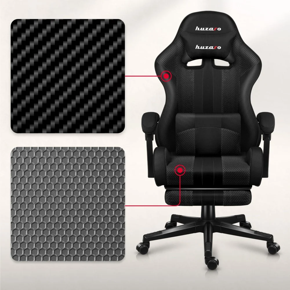 Gamingstol Huzaro Force 4.7 Karbon Mesh