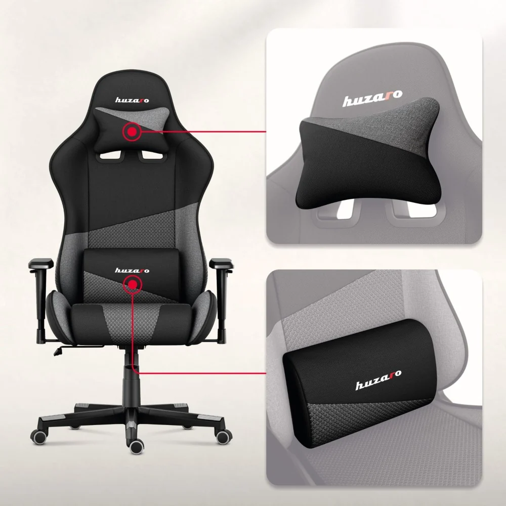 Gamingstol Huzaro FORCE 6.2 Grå Mesh