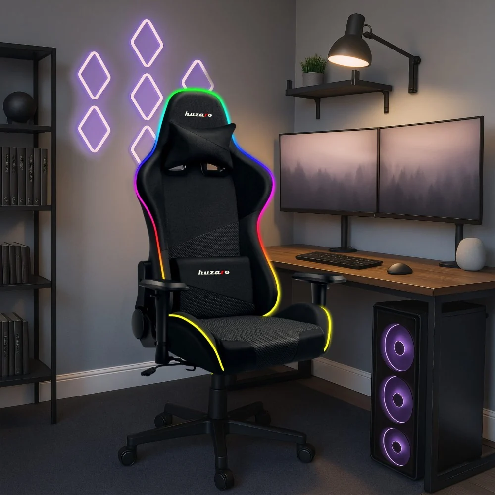 Gamingstol Huzaro FORCE 6.3 RGB Mesh